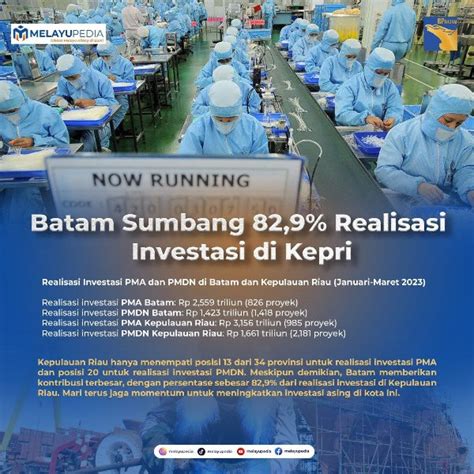 Infografis Batam Sumbang Persen Investasi Di Kepri Melayupedia