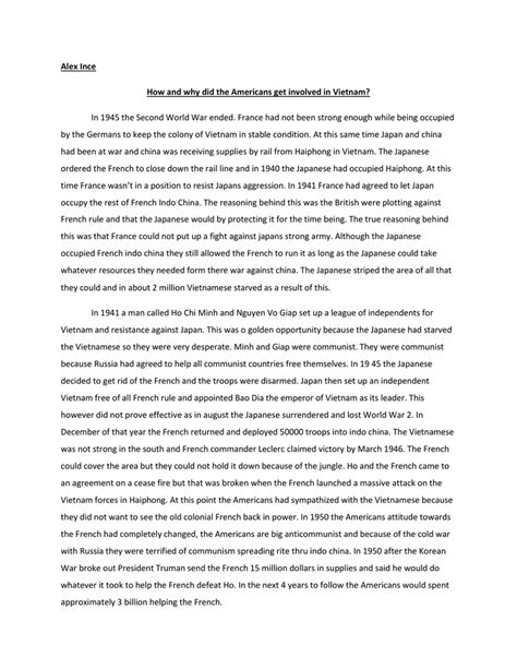 History Vietnam Essay Grade 12 Pdf Sitedoct Org