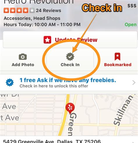 Yelp Check In Logo