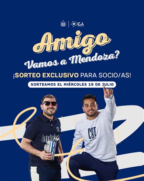 Club Atlético Talleres On Twitter Amigo ¿vamos A Mendoza 🤩 🏟️