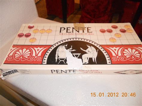 Pente Board Game With Glass Stones 1984 By Altmodischvintage 1850