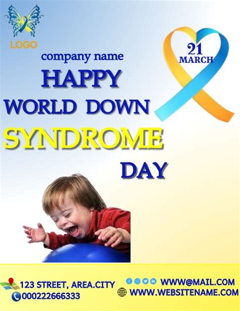 World Down Syndrome Day Template Postermywall