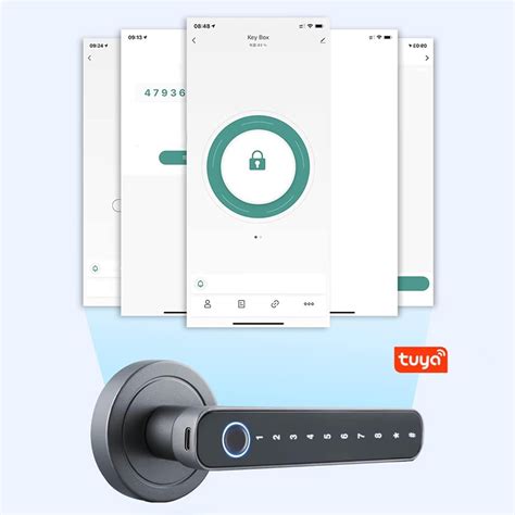 Splenssy Smart Fingerprint Door Lock Con Manija Biométrico Fingerprint