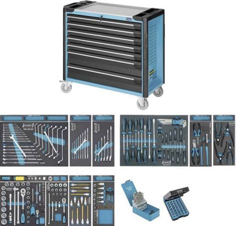 Hazet Laden Gevulde Xxl Gereedschapswagen Met Foam Inlays