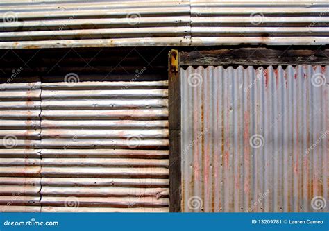corrugated wall stock image image  adelaide doorway