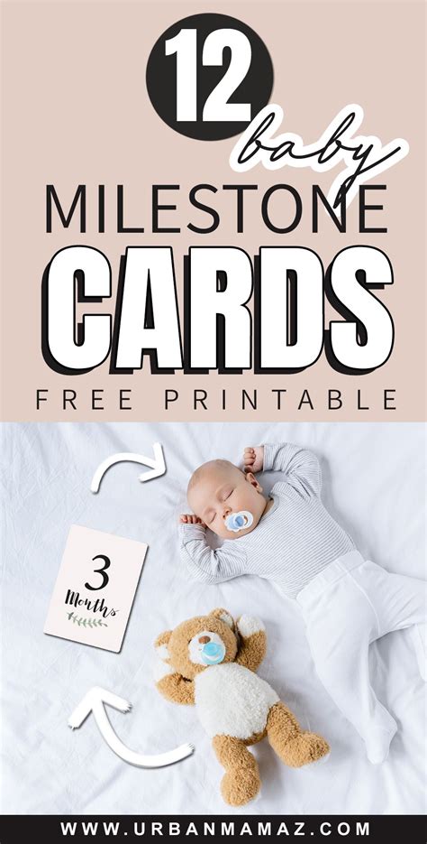 Baby Milestone Cards - Printable Cards | Baby milestone cards printable ...