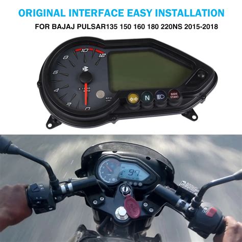 Motorcycle Instrument Electronic Odometer Speedometer Speedo Tachometer