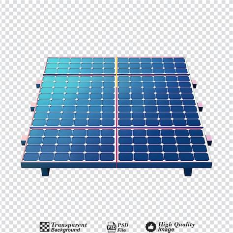 Premium Psd Solar Panel Isolated On Transparent Background