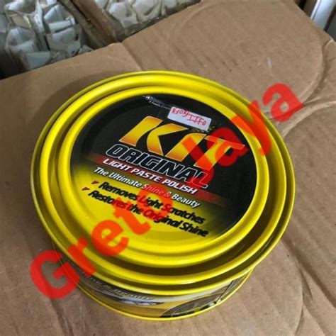 Jual Kit Kaleng Kuning Original Paste Wax Poles Kompon Compound Mobil