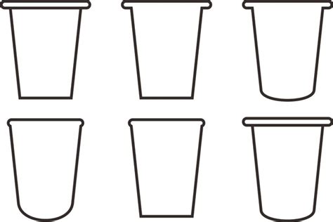 Cup Outline: Over 207,304 Royalty-Free Licensable Stock Vectors & Vector Art | Shutterstock