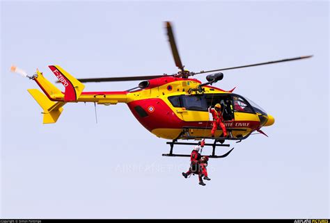 F Zbpo France S Curit Civile Eurocopter Ec At In Flight