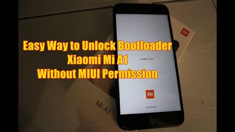 Cara Paling Mudah Unlock Bootloader Xiaomi Mi A1 YouTube