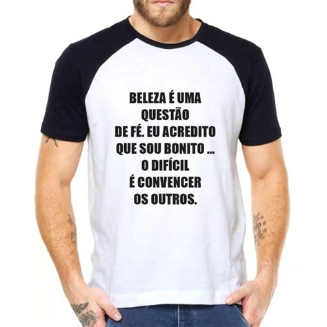 Camiseta Raglan Beleza E Uma Questao De Fe Elo