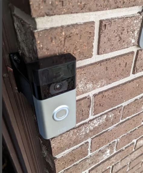 Ring Generation 2 Doorbell Full Offset Brick Extension 9 16in Wide V Doorbellmount