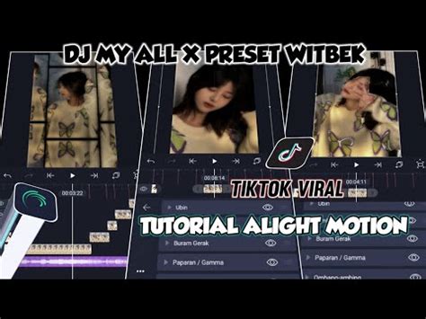 Tutorial Jedag Jedug Alight Motion Dari Bawah Ke Atas Dj My All X