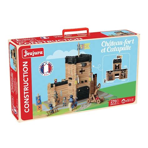 Jeux de construction Château Fort et Catapulte 270 pièces Jeujura Ref