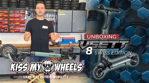 Unboxing Elektro Scooter Vsett Ch Strassenzul Ssig Watts Bis