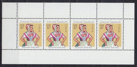 GERMANY DDR 1971 MiNr 1723 H Blatt 12 I C Mnh Trachten For Sale