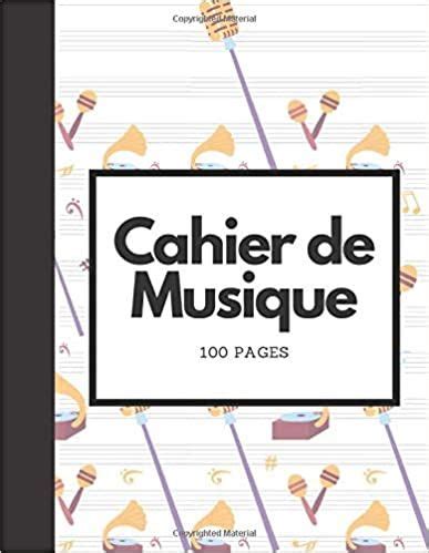 CAHIER DE MUSIQUE Papier Manuscrit Carnet de Partitions 12 Portées