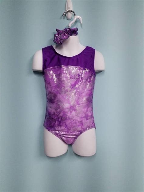 Gymnastics Leotard Purple Tye Dye Tie Dye Gymnastic Etsy