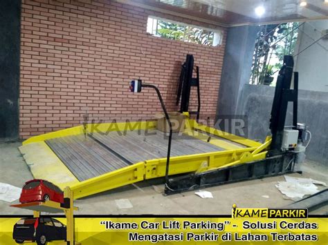 hidrolik lift parkir mobil sistem tilt ikame lift parkir