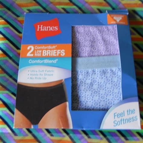 Hanes Intimates And Sleepwear Hanes Comfortsoft Low Rise Briefs Sz 7 Poshmark