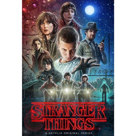 โปสเตอร์หนัง Stranger Things สเตรนเจอร์ ธิงส์ ซีรีย์ Movie Poster ภาพติดผนัง ตกแต่งบ้าน รูปติด