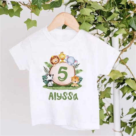 Jual Kaos Birthdayulang Tahun Free Custom Nama Dan Angka Birthday Zoo