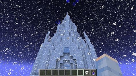 Elsa S Ice Castle Minecraft Map