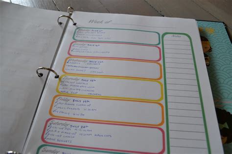 project management binder template