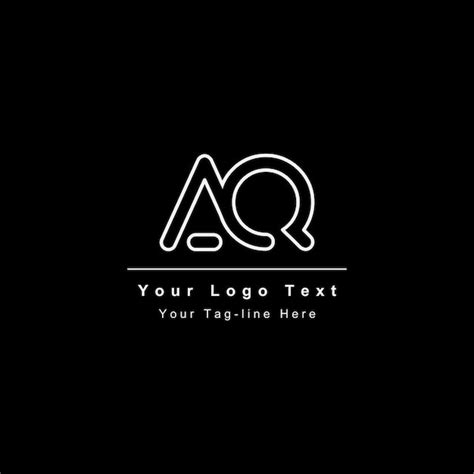 Premium Vector AQ Or QA Letter Logo Unique Attractive Creative Modern