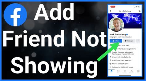 How To Fix Add Friend Not Showing On Facebook Youtube