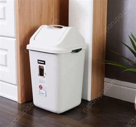 Krisbow 12 Ltr Tempat Sampah Plastik Putih Lazada Indonesia