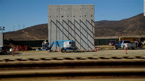 Watch Trumps Border Wall Prototypes Being Built Cnn Video