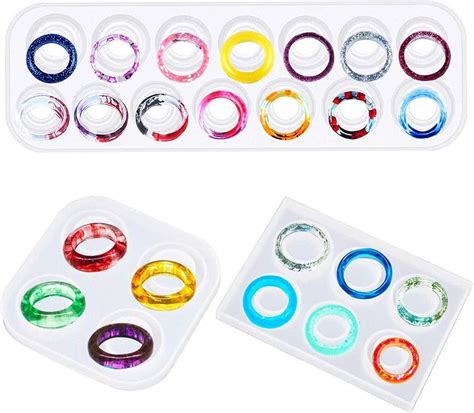 Amazon De St Ck Ring Schmuck Gie Form Ring Armband Epoxidharz Formen