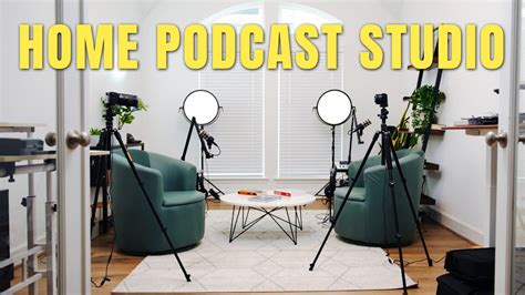 Home Podcast Studio Tour 2023 YouTube