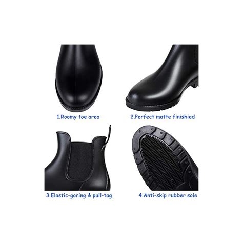 Asgard Women S Ankle Rain Boots Waterproof Chelsea Boots Maven Havens