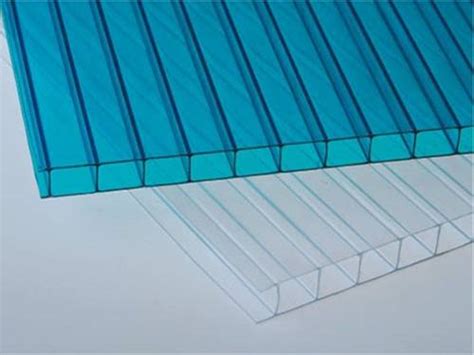 Twin-wall Polycarbonate Sheet with 50 μm UV Protective Film.