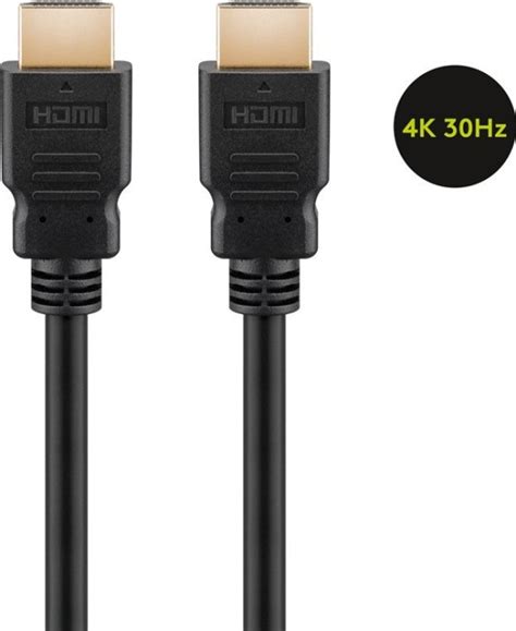 Wentronic Goobay High Speed Hdmi Kabel Mit Ethernet M Ab