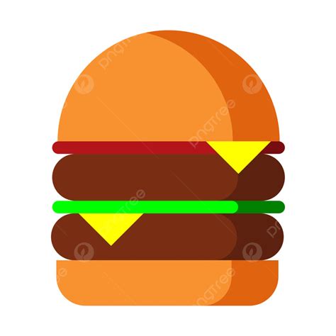 Icono De Hamburguesa Vector Png Hamburguesas Comida De La Calle The