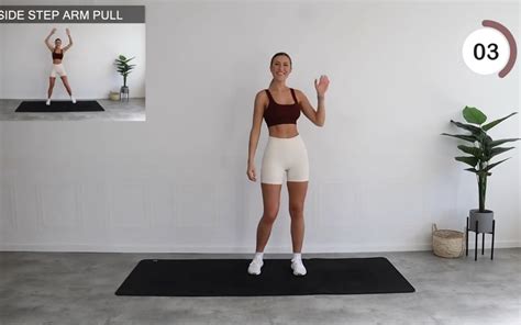 【eleni Fit】30分钟400卡无跳跃站立有氧燃脂hiit 哔哩哔哩