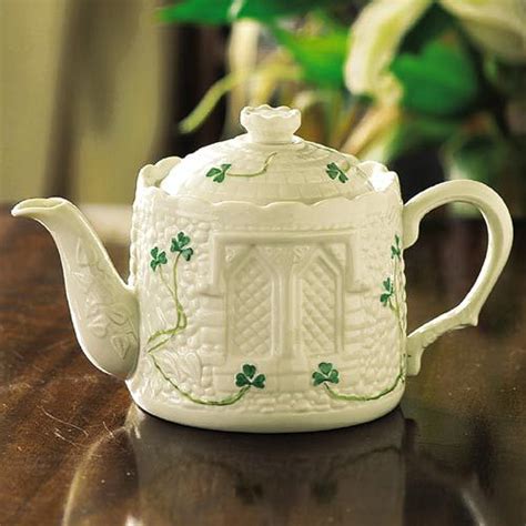 Belleek Castle Teapot Irish Home Ts Ideas Irish Pottery Tea