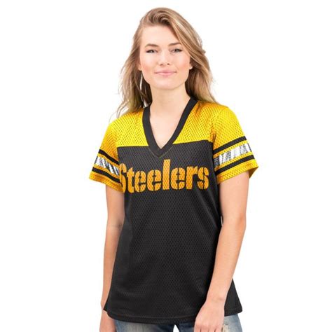 Pittsburgh Steelers Women S Giii 4th Down Jersey Short Sleeve T Shirt