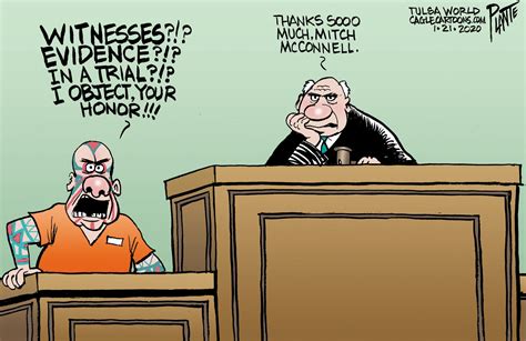 Political cartoons: Trump impeachment trial opens