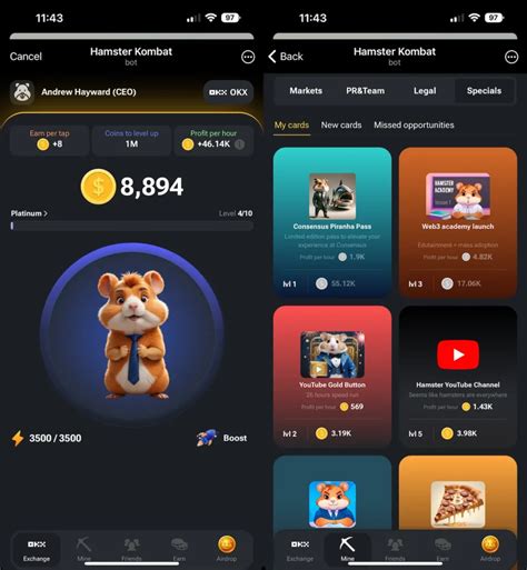 همستر کامبت Hamster Kombat چیست راهنمای تصویری کسب درآمد در تلگرام