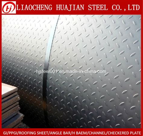 Astm A Q B Hot Rolled Steel Checker Plate China Checker Plate