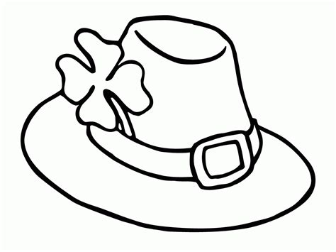 Free Printable Top Hat Coloring Page - Coloring Home