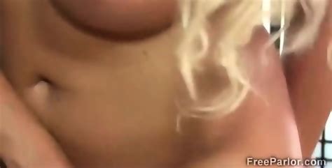 Big Boobed Blonde Masseur Pleases A Hefty Meatbone