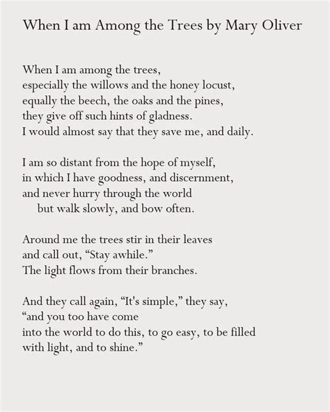 Poetryisnotaluxury On Instagram Mary Oliver When I Am Among The