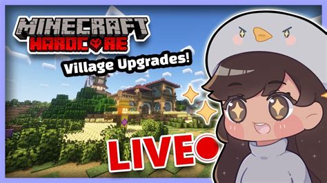 Village Upgrades In Minecraft Hardcore Roesalie Full Vod Jan